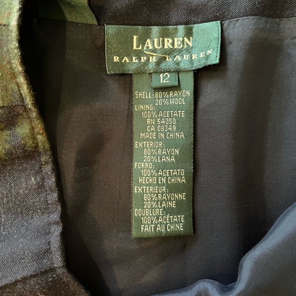 Vintage Ralph Lauren Equestrian Wool Wrap Midi Skirt - Picture 3 of 6